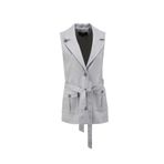 Fabrika Basic Keten Yelek F4SL-YLK0053, 38, F4SL-YLK0053, Gri, Kadın