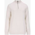Fabrika Bato Yaka Basic Düz Ekru Erkek Kazak F4WM-KZK 2560 - 2XL