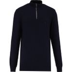 Fabrika Bato Yaka Basic Düz Lacivert Erkek Kazak F4WM-KZK 2560 - 2XL