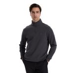 Fabrika Bato Yaka Düz Erkek Sweatshırt Fc4Wm-Swt 2233., Antrasit, L