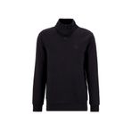 Fabrika Bato Yaka Düz Erkek Sweatshırt Fc4Wm-Swt 2233., Siyah, L