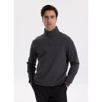 Fabrika Bato Yaka Düz Sweatshirt, XXL, FC4WM-SWT 2233., Antrasit, erkek