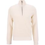 Fabrika Bato Yaka Slim Fit Düz Ekru Erkek Kazak F5WM-KZK 2313 - 2XL