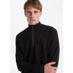 Fabrika Bato Yaka Slim Fit Düz Kazak, M, 5003270755, Siyah, Erkek