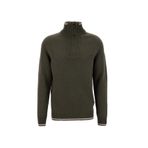 Fabrika Bato Yaka Slim Fit Kazak, XXL, 5003277014, Koyu Haki, Erkek