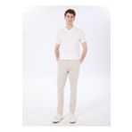 Fabrika Bej Erkek Basic Çizgili Chino Pantolon F5SM-PNT 2303