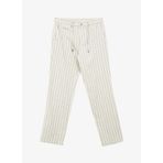 Fabrika Bej Erkek Regular Fit Çizgili Chino Pantolon F4SM-PNT 0937
