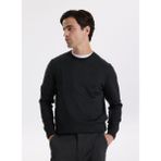 Fabrika Bisiklet Yaka Basic Düz Antrasit Melanj Erkek Kazak F5WM-KZK 2556 - XL