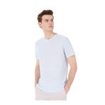 Fabrika Bisiklet Yaka Jakarlı Açık Mavi T-Shirt, L, 5003229868, Açık Mavi, Erkek