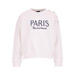 Fabrika Bisiklet Yaka Nakışlı Sweatshırt, XL, 5003273323, Beyaz, kadın