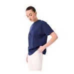 Fabrika Bisiklet Yaka Nakışlı T-Shirt, S, 5003224176, Lacivert, Kadın