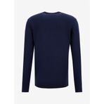 Fabrika Bisiklet Yaka Slim Fit Düz Erkek Kazak F5Wm-Kzk 2883, Lacivert, S