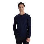 Fabrika Bisiklet Yaka Slim Fit Kazak, 2XL, F5WM-KZK 2521, Lacivert, Erkek