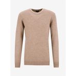 Fabrika Bisiklet Yaka Slim Fit Kazak, L, F5WM-KZK 2321, Haki, Erkek