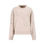 Fabrika Bisiklet Yaka Taşlı Sweatshırt, M, 5003273437, Bej, kadın
