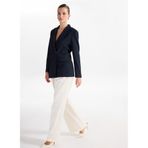 Fabrika Blazer Ceket, 36, 5003273576, Lacivert - Gri, Kadın