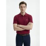 Fabrika Bordo Erkek Slim Fit Polo T-Shirt F5SM-TST 2779 N - XL