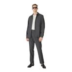 Fabrika Ceket Yaka Düz T-Shirt KOBY FASI, 56, 5002976507, Antrasit, erkek