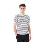 Fabrika Çizgili Kırık Beyaz Polo T-Shirt, 2XL, 5003228805, Kırık Beyaz, Erkek