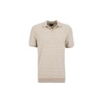 Fabrika Çizgili Polo T-Shirt, M, 5003330408, Vizon, Erkek
