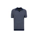 Fabrika Çizgili Polo T-Shirt, S, 5003330409, Lacivert, Erkek