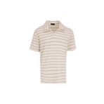 Fabrika Çizgili Polo T-Shirt, XL, 5003229914, Ekru, Erkek