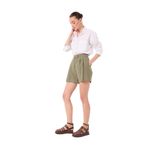 Fabrika Comfort 5003225726 Haki Kadın Rahat Kalıp Şort