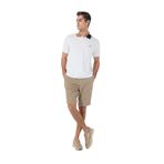FABRIKA COMFORT Açık Kahve Lastikli Regular Fit%100 Keten Bermuda Şort, S, 5003083521, Açık Kahve, Erkek