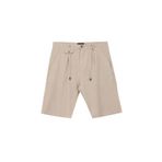 FABRIKA COMFORT Bağlamalı Regular Fit Bermuda Şort, 2XL, 5003083458, Bej, Erkek