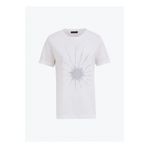 FABRIKA COMFORT Beyaz Kadın Relaxed Nakışlı T-Shirt FC5SL-TST0117