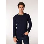 Fabrika Comfort Bisiklet Yaka Regular Fit Düz Lacivert Erkek Kazak FC4WM-KZK 2611