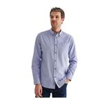 Fabrika Comfort Düğmeli Regular Fit Gömlek, S, 5002972137, Mavi, Erkek