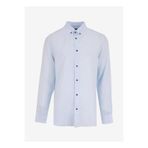 FABRIKA COMFORT Düğmeli Regular Fit%100 Keten Gömlek, 2XL, 5003226680, Mavi, Erkek