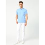 Fabrika Comfort Erkek Mavi Polo Yaka T-Shirt M