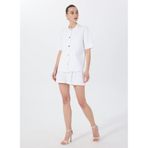 FABRIKA COMFORT Gömlek Yaka Düz Kırık Beyaz Bluz, L, 5003224095, Kırık Beyaz, Kadın