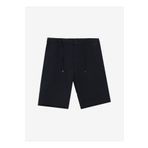 FABRIKA COMFORT Lacivert Erkek Lastikli Regular Fit %100 Keten Bermuda Şort FC4SM-SHT 0928