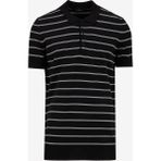 Fabrika Comfort Polo Yaka Regular Fit Çizgili Siyah Erkek Kazak FC5SM-KZK 2759 - 2XL
