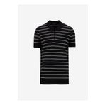 Fabrika Comfort Polo Yaka Regular Fit Çizgili Siyah Erkek Kazak FC5SM-KZK 2759