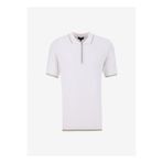 Fabrika Comfort Polo Yaka Regular Fit Jakarlı Kırık Beyaz Erkek Kazak, Kırık Beyaz, M