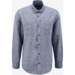 Fabrika Comfort Regular Fit Gömlek Yaka Düz Indigo Erkek Gömlek FC4SM-GML 0282 - 2XL - İndigo