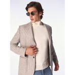 Fabrika Comfort Regular Fit Vizon Erkek Çizgili Ceket FC4WM-CKT 2490 - 48