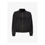 FABRIKA COMFORT Siyah Kadın Bomber Yaka Basic Mont FC4WL-MNT0056