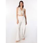 Fabrika Comfort, Yüksek Bel Bol Kesim Kadın Pantolon, Kırık Beyaz, 42, Comfort Yüksek Bel Bol Kesim Pantolon, FC4SL-PNT0079
