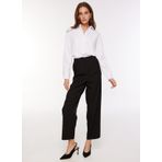 Fabrika Comfort Yüksek Bel Bol Kesim Siyah Kadın Pantolon FC3WL-PNT29