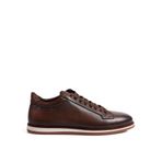 Fabrika Deri Sneaker Percıval-Shıeld, 41, PERCIVAL-SHIELD, Taba, Erkek
