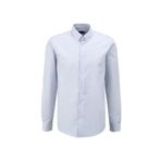 Fabrika Düğmeli Basic Ekose Non Iron Gömlek, S, 5003094577, Mavi, Erkek