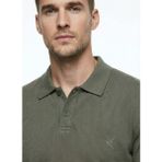 Fabrika Düz Açık Haki Erkek Polo T-Shirt Nobro Cepsız Nb - M