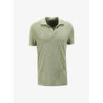 Fabrika Düz Yeşil Erkek Polo T-Shirt F4SM-TST 0981