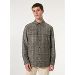 Fabrika Ekose Yün Karışımlı Ceket, 2XL, 5003157063, Vizon, Erkek