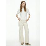 Fabrika Ekru Kadın Bisiklet Yaka Loose Fit Kazak F6SL-KZK0060